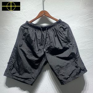 Heren shorts zomerstijl casual mannen vrouwen mesh ademende kompas patch oversized strandmetaal nylon 230529