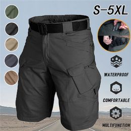 Heren Shorts Summer Tactical Army Pants Buiten Sports Wandelbroek Waterdichte Wearresistente Multipocket Tactical Shorts 5xl 220526