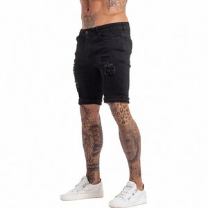 Heren Shorts Summer Fitn Shorts Elastische Taille Gescheurde Zomer Jeans Shorts voor Mannen Casual Streetwear Dropship EU Size dk07 B2SA #