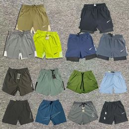 Shorts pour hommes shorts techniques concepteurs de toison d'été mince pantalon de fitness rapide