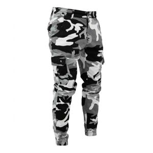 Heren Skinny Hoge Kwaliteit Potlood Casual Mannen Camouflage Militaire Broek Comfortabele Cargo Broek Camo Jeans Hip Hop Jogg X0621