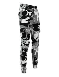 Pantalones vaqueros ajustados para hombre Lápiz de alta calidad Casual Hombres Camuflaje Pantalones militares Cómodos pantalones cargo Camo Hip Hop Jogg X0622308310