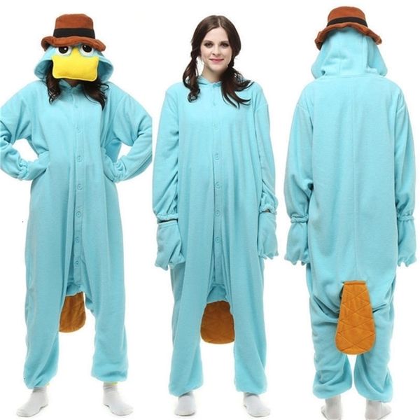 Vêtements de nuit pour hommes, pyjamas Kigurumi pour adultes, Costumes de Cosplay d'animaux L Perry le 221118