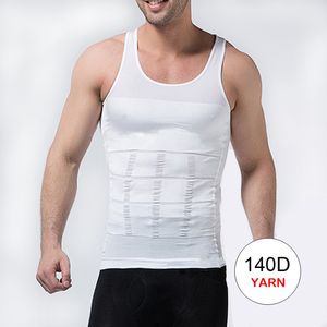 Mens Afslanken Body Shaper Bier Bellly Buster Underwear Vest Firm Control Shapewear 150pcs / lot Hoge kwaliteit