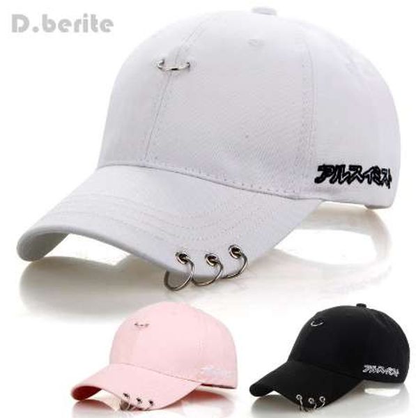 Sombreros Snapback para hombre Jimin Fashion K Pop Iron Ring Sombreros Gorra de béisbol ajustable GPD8216