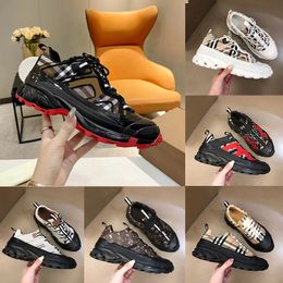 Arthur Mens Sneaker Geroolde gestreepte ontwerper Casual schoenen Vintage Sneakers Trainers platform Check schoenmaat 38-45 15059 S 96103