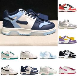 Baskets pour hommes Chaussures de créateurs Hommes Hors du bureau Sneaker Femme Plate-forme Chaussure Blanc Gris Bleu Clair Low Top Cuir Femmes Luxe Sports de plein air