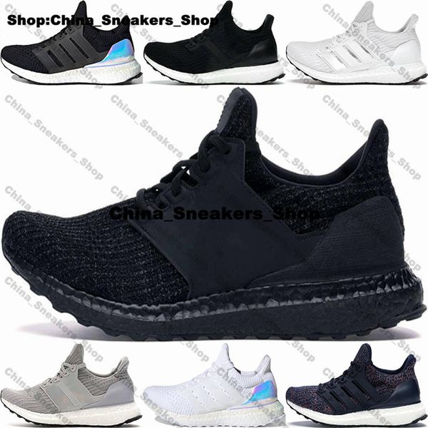 Zapatillas de deporte para hombre UltraBoosts 4 Entrenadores Zapatos de mujer Diseñador Tamaño 14 Us14 Casual Us 13 Eur 47 Running Eur 48 Ultra Boost Us 14 Tamaño grande 13 Us13 White Triple Black Kid