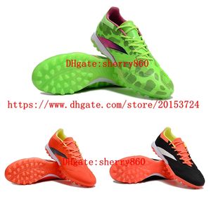 Heren voetbalschoenen nauwkeurigheid elitees tf turf cleats voetballaarzen sneakers rood groen