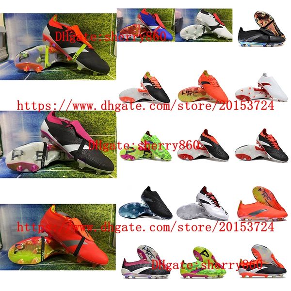 Zapatos de fútbol para hombre ACCURACYes + FG BOOTS botines de fútbol de tobillo alto púrpura negro talla 39-45 EUR