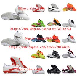 Chaussures de football pour hommes Elitees Tangue FG CLEATS TRACLEURS VERTES Bottes de football en cuir