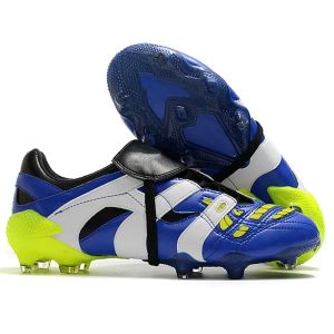 Heren voetbalschoenen acceleratores FG Cleats voetbalschoenen rode botas de futbol Ademende outdoor blauwe kleur