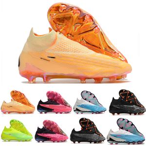 Heren Voetbalschoenen Voetbalschoenen Phantom GX Elite DF Link FG Slip-on Hoge Lage Laarzen Cleats Sportschoenen Sneakers maat 39-45