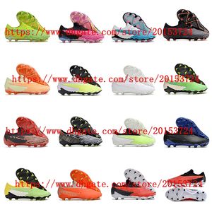 Chaussures de football pour hommes Phantom GX Academy FG violet/noyau noir/rouge solaire pour crampons de haute qualité bottes de football futbol