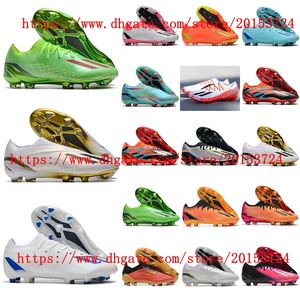 Chaussures de soccer pour hommes X Speedportal .1 FG Outdoor Speedportal Crampons Chaussures de football Noir Blanc Scarpe Da Calcio