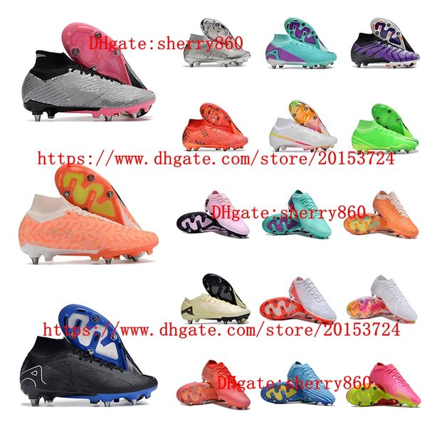 Chaussures de football pour hommes Zoomes Mercuriales Superflyes IXes Elitees SG scarpe da calcio crampons bottes de football