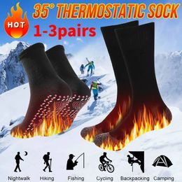 Calze da uomo 13 paia calze termiche autoriscaldanti invernali riscaldate morbide elastiche addensate antiscivolo per donna uomo tubo da sci all'aperto 231027