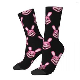 Herensokken Grappig Robbie The Sock for Men Hip Hop Harajuku Silent Hill Happy Quality Patroon Gedrukte jongens Crew Nieuwheid Geschenkdruppel Delive Otxxi