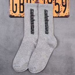 Chaussettes pour hommes saison 6 CALABASAS Skateboard mode hommes lettre imprimée chaussettes de sport chaussettes Hip Hop F5