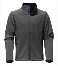 Vestes SoftShell North pour hommes, marque de mode, manteaux chauds en polaire pour Ski, costumes coupe-vent d'extérieur