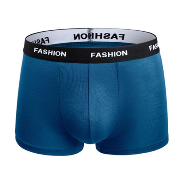 Hommes Couleurs Solides Culottes Sans Couture Sous-Vêtements Tendance De La Mode Élasticité Taille Moyenne Boxer Slip Nouveau Mâle Grande Taille Sous-Vêtements Respirants