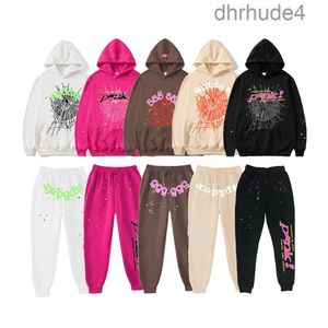 Survêtements pour hommes Spider 555 Sp5der Sweat à capuche Young Thug 555555 Sweat-shirt d'impression de créateur Twopiece avec Sweat-shirt Spider pour femmes Taille S M L XL XXL 8YW 7P9H