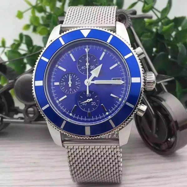 Montre de Sport pour hommes japon VK mouvement à Quartz chronographe gris chronomètres pour homme montre-bracelet analogique avec calendrier male244w