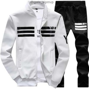 Combinaison de sport pour hommes Casual Tracksuit HOMMES Spring Autumn Automne Sportswear 2pc Sweatshirt Pant