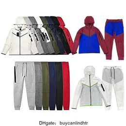 Pantalons de sport pour hommes Sweats à capuche Tech Fleece Pantalons Designer Vestes à capuche Space Pantalons en coton Femmes Manteaux épais Bas Joggers Running Quality Jumper Survêtement