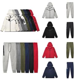 5A Tech Fleece Sweat à capuche Survêtement Pantalon de sport pour hommes Sweats à capuche Costume Techfleece Vestes à capuche Pantalon en coton Space Pantalons épais pour femmes Bas Jogger Jumper