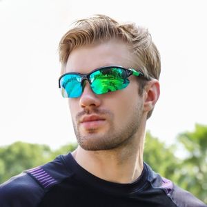 Lunettes de soleil polarisées de sport pour hommes, protection UV, lunettes de soleil pour hommes