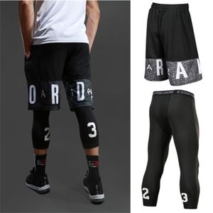 Mens sport shorts gym quickdry workout compressiebord shorts voor mannelijke basketbalvoetbal oefening running fitness panty 220526