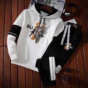 Mens Sportswear Brandnaam Sportswear Sweater Pants Luxe G G Trend B O S P R A Letter Fashion Hooded Sports Brand Suit D D Letter Patroon PulloVer2L4X