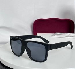 Lunettes de soleil carrées pour hommes avec verres gris, branches en nylon, 1124 nuances Sonnenbrille, lunettes de soleil Gafas de sol UV400 avec boîte