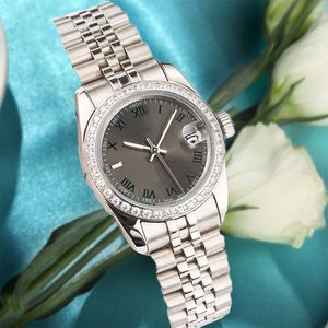 Heren roestvrijstalen automatisch horloge 41,36 mm waterdicht lichtgevende montre de luxe datumcollectie diamanten wijzerplaat gecanneleerde bezel 36 mm horloge mechanische horloges