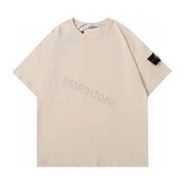 Mens Stone Shirt Polo Korte Top Kwaliteit Herenontwerper Sweatshirt Compass Mouw T -shirt Pullover Summer T -shirt Grapestone TEE Streetwear CP 372