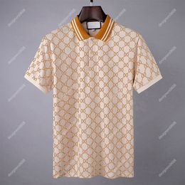 Styliste pour hommes Polo-Shirts Mandles de mode Broiderie de haute qualité Shirt Men Leisure Imprimé à manches courtes T-shirt Us Us Taille XS-XL