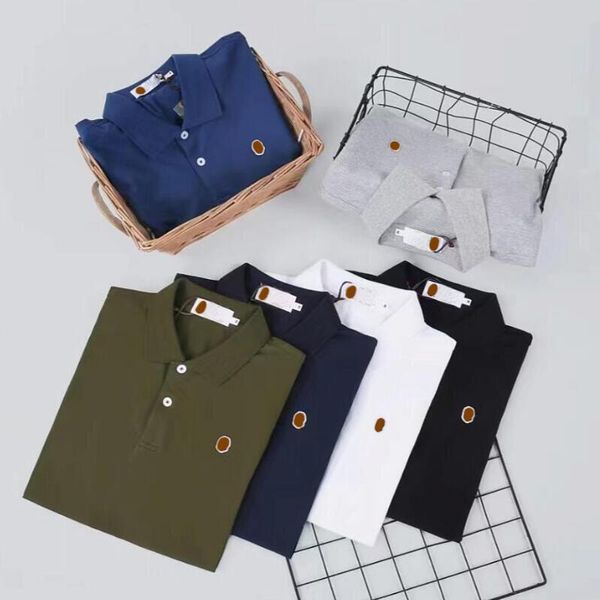 Estilista para hombre Polos Camisas Bordado de lujo Ropa de hombre Manga corta Moda Casual Hombres Camiseta de verano Los colores negros están disponibles Tamaño M-2XL