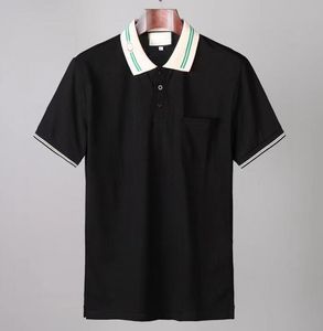 Hommes Styliste à manches courtes lettre Polo t-shirts Italie Hommes Vêtements Mode Casual homme Été T-shirt disponible rayé lâche Taille M-3XL # 0022
