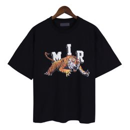 Heren Stylist T-shirts Dames Ontwerpers T-shirts Mode Tiger Print TEE Jersey Mans Casual Losse Hip Hop Shirt Luxe Oversized Kleding S-XL