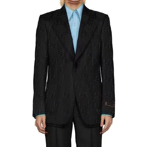 Costumes pour hommes Blazer Italie Paris Veste de luxe pour hommes Marque Double G Vestes à manches longues Costume Robe de mariée B88