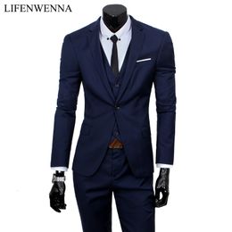 Heren Suits Blazers single -breasted merk Jacket formeel kledingpak