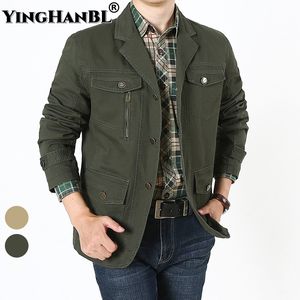 Combinaison pour hommes Blazers chute de printemps hommes veste de blazer militaire