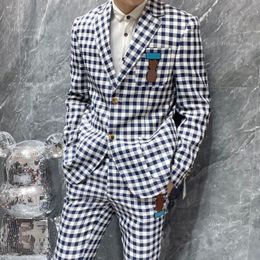 Combinaison pour hommes Blazers Vêtements occidentaux Designer design pour hommes à imprimé fruit Blazer Automne Luxury Outwear Coat Slim Fit Letter