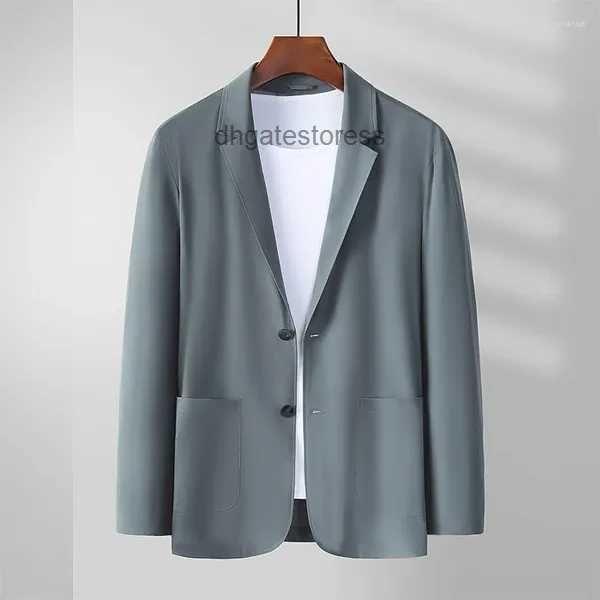 Mens costumes Fashion Business Casual Corée Version coréenne Handsome Slim British Trench Coat Ice Silk Suncreen Spring Summer Blazer