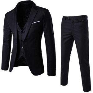 Costumes pour hommes Groom Wear Tuxedos Costumes de mariage 2 pièces Garçons d'honneur Beau manteau de l'étudiant formel pour homme (veste + pantalon) X0909