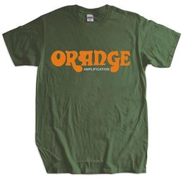 T-shirt en coton d'été pour hommes hauts amples The British Guitar Amps Orange à manches courtes t-shirts réguliers t-shirt unisexe t-shirts décontractés 220712267D