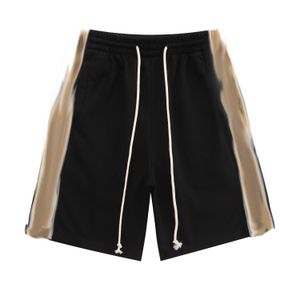 Heren zomerbroek Mode 4 kleuren bedrukte shorts met trekkoord Relaxed Homme joggingbroek