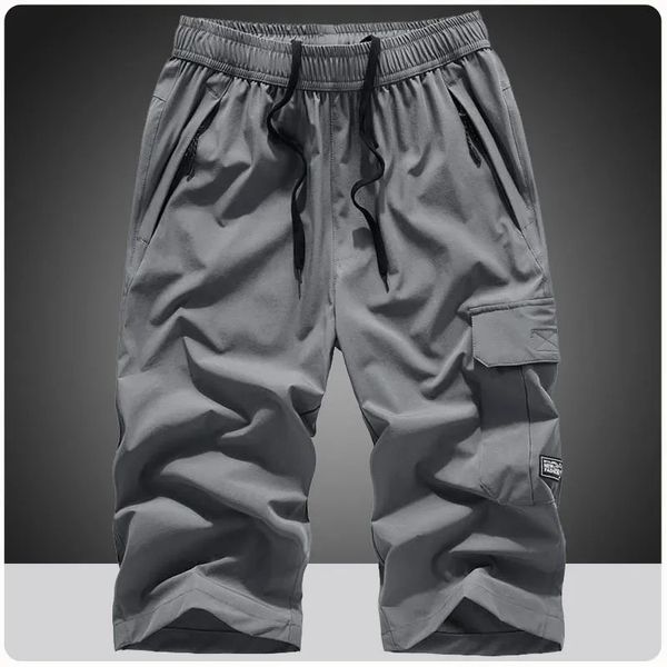 Mens d'été rapide sécheur 34 Pantalons légers randonnées randonnées à pêche voyages décontractés gymnase hommes 7xl 8xl 240415