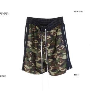Heren Summer Shorts Pants Patrick Camouflage Ribbon Mesh Shorts Casual Fashion String Running Shorts Fiess High Street